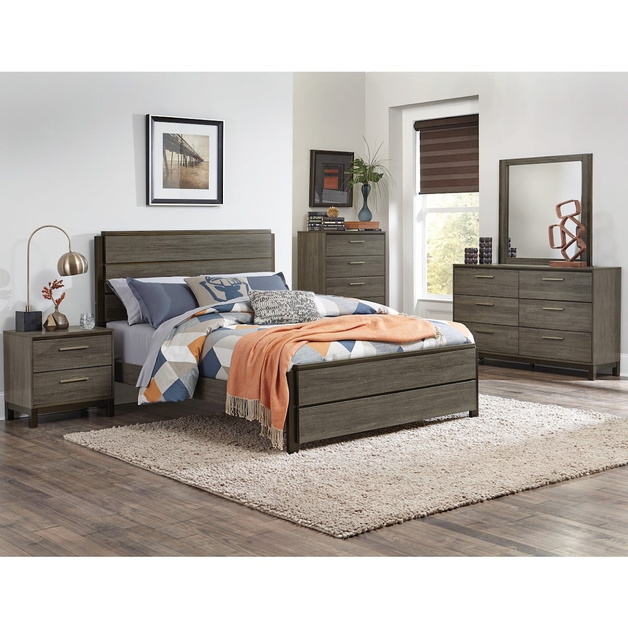 Homelegance Furniture Vestavia King Panel Bed