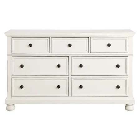 Transitional Dresser with 7-Drawers