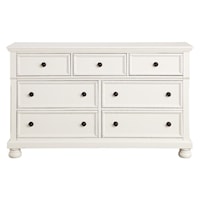 Transitional Dresser with 7-Drawers