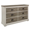 Homelegance Furniture Arcadia 6-Drawer Dresser