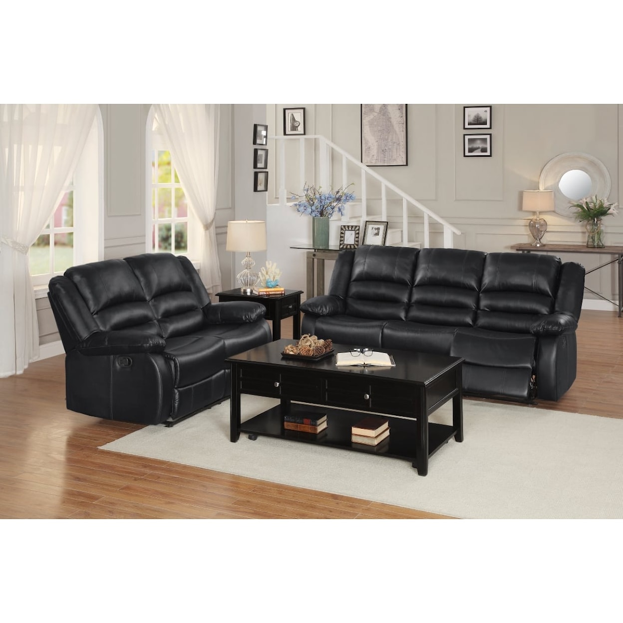 Homelegance Furniture Jarita Double Reclining Sofa