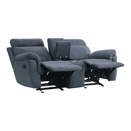 Double Glider Reclining Loveseat