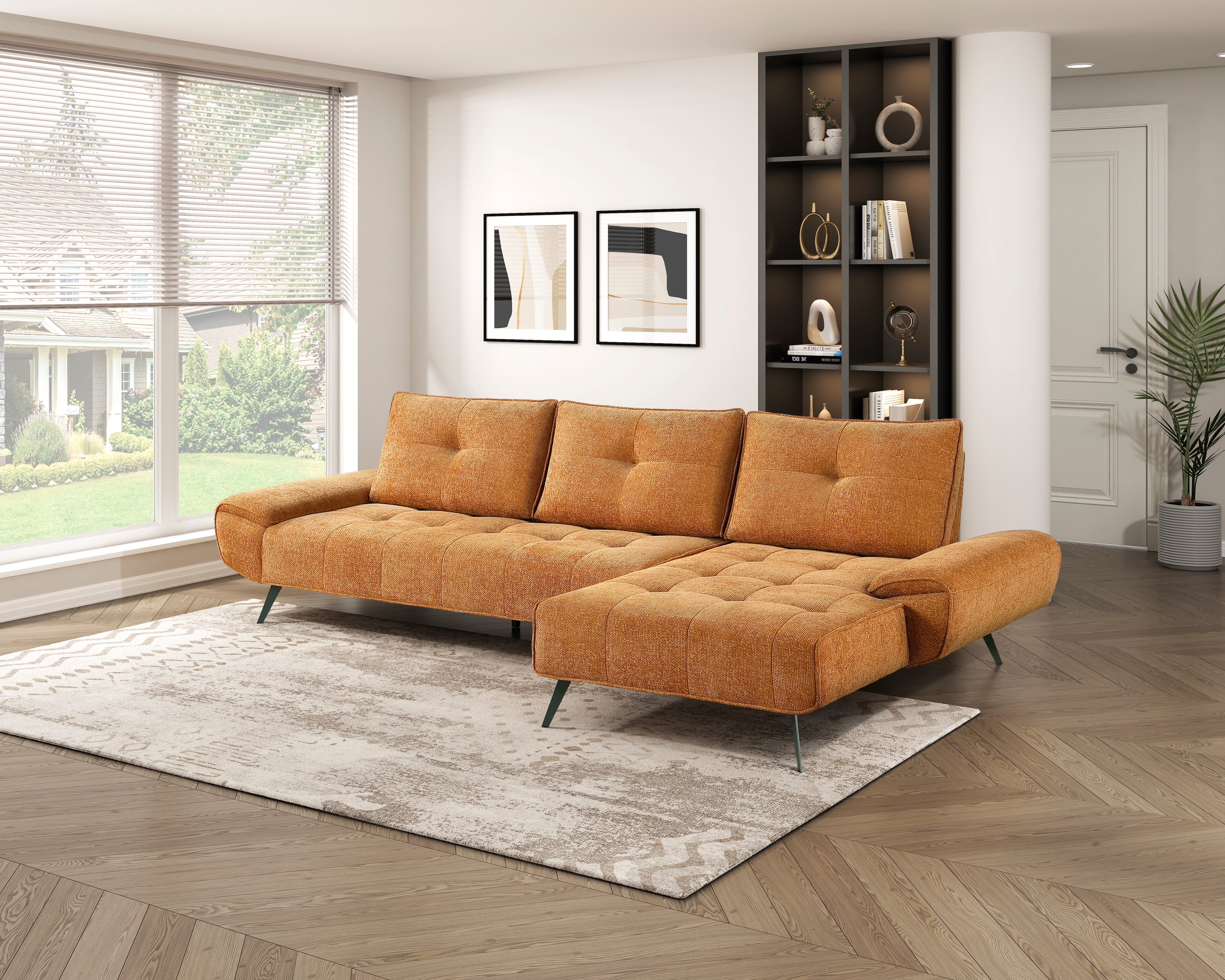 Homelegance Silva 2-Piece Sectional Sofa