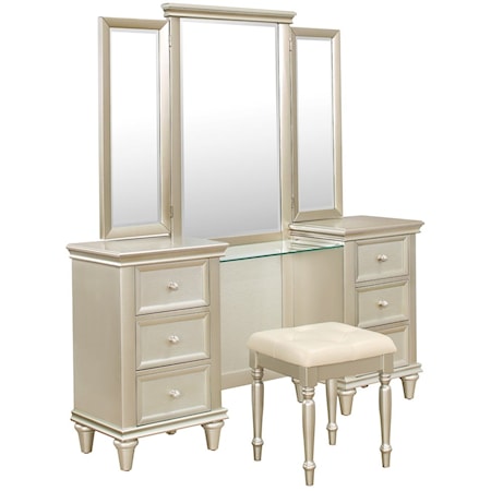 Vanity Dresser with Mirror