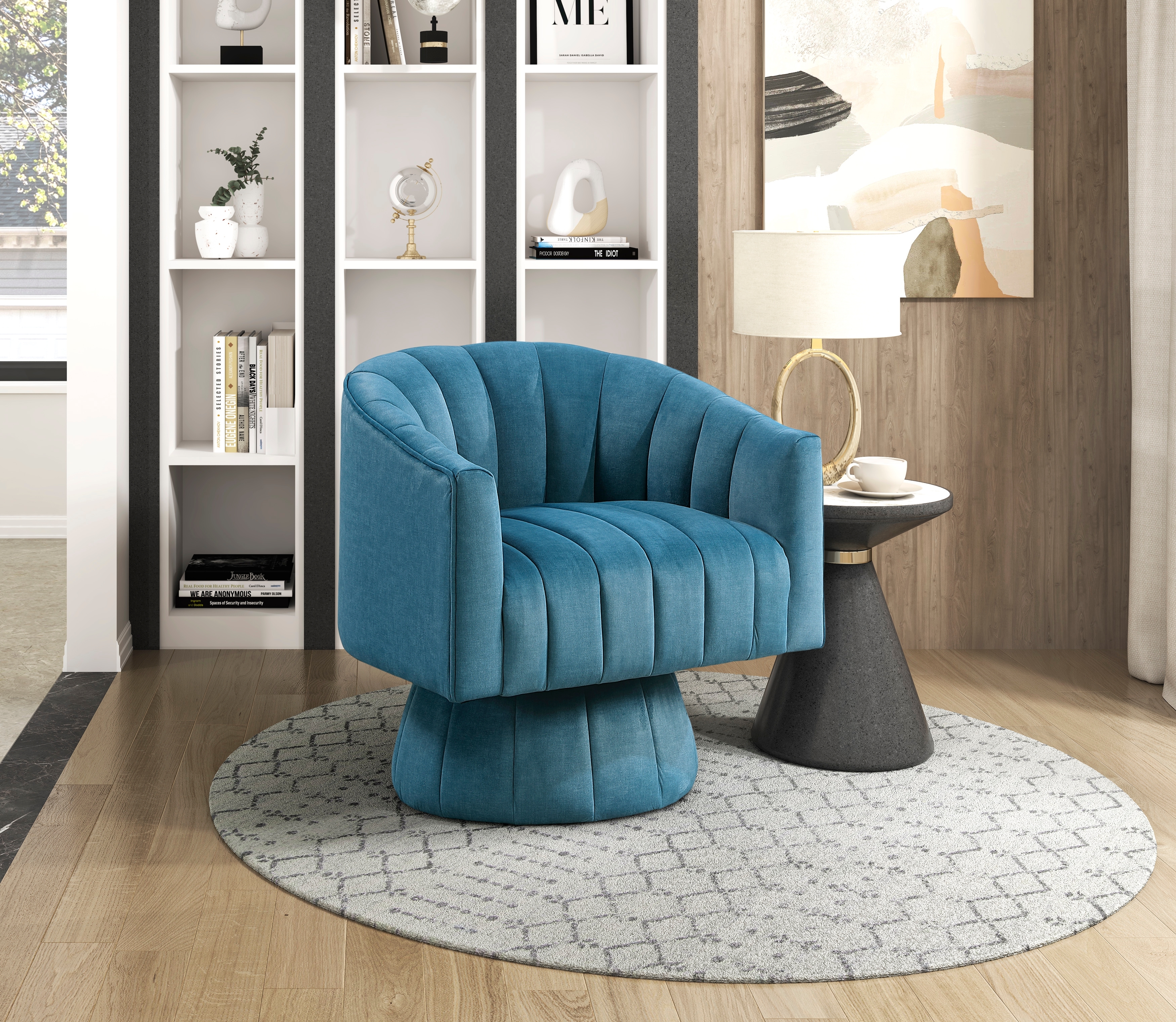 Homelegance Bristol Swivel Accent Chair