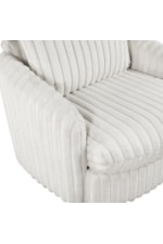 Homelegance 9539 Contemporary Swivel Chair with Pillow