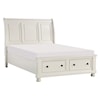 Homelegance Laurelin CA King Sleigh  Bed with FB Storage