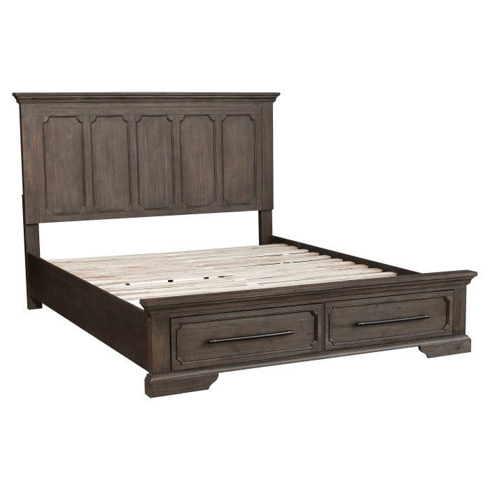 Homelegance Toulon 54381*4 Rustic 4Piece Queen Bedroom Set with