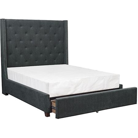 King  Bed with Storage FB