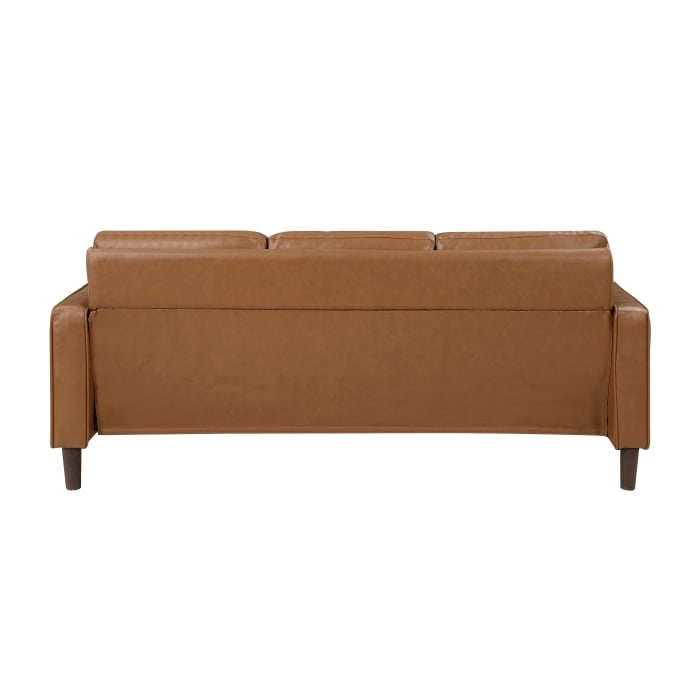 Faux Leather Sofa