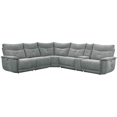 6-Piece Modular Power Reclining Sectional