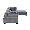 Homelegance Furniture Traverse 4-Piece Modular Sectional with Ottoman