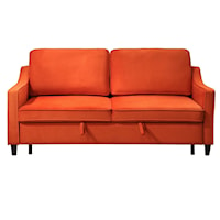 Contemporary Convertible Sofa with Pull Out Bed