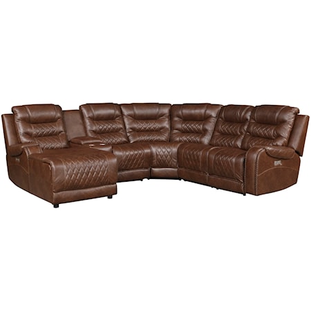 6-Piece Modular Power Sectional Sofa