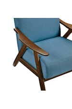 Homelegance Kalmar Mid-Century Modern Accent Chair with Wood Frame