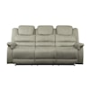 Homelegance Furniture Shola Double Reclining Sofa