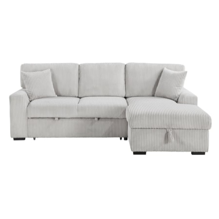 2-pc. Sectional Sofa w/Right Storage Chaise