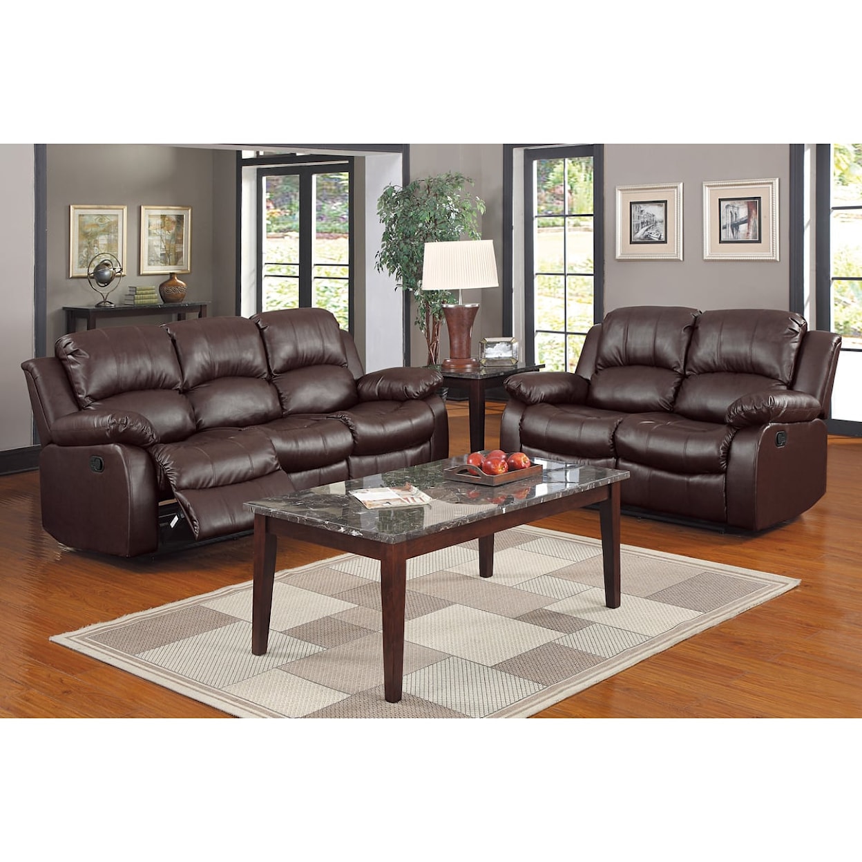 Homelegance Furniture Cranley Double Reclining Sofa