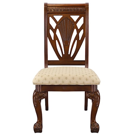 Traditional Side Chair with Claw Feet