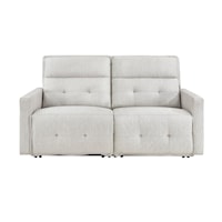 Causal Power Double Reclining 2-Piece Love Seat With Power Headrests