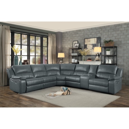 6-Piece Modular Power Reclining Sectional