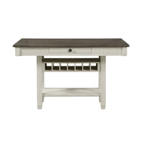 4-Drawer Counter-Height Dining Table