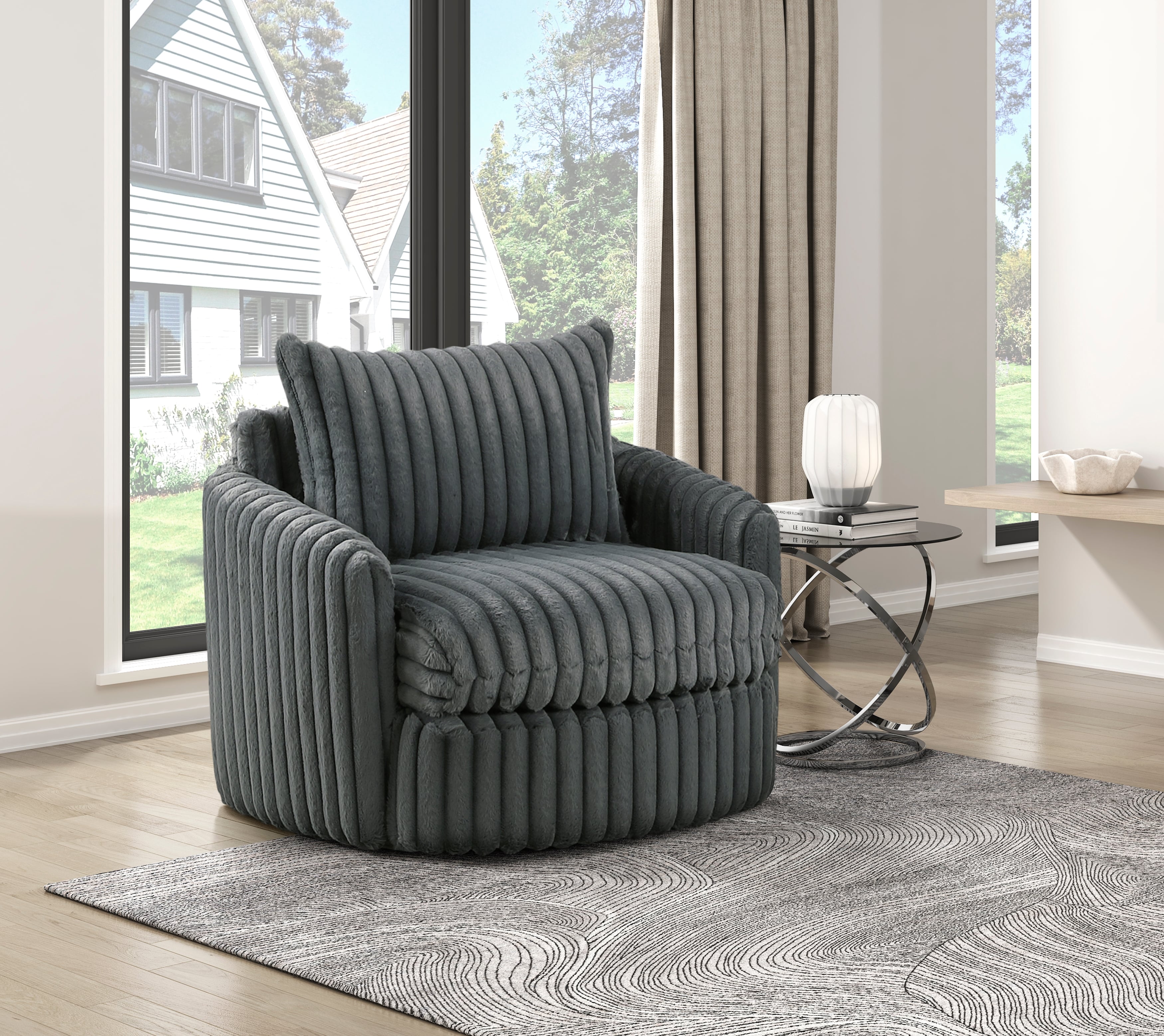 Homelegance Oliver Swivel Chair