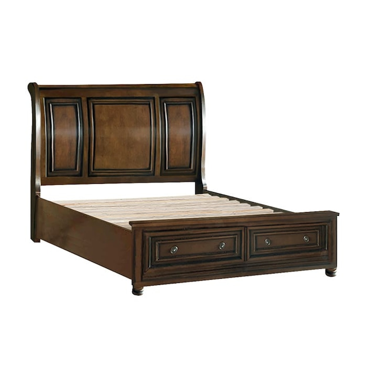 Homelegance Furniture Cumberland CA King Sleigh  Bed with FB Storage