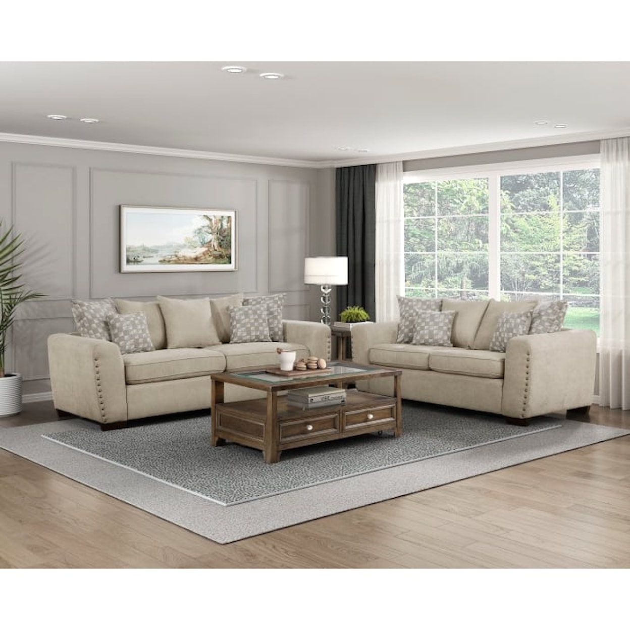 Homelegance Furniture Silverthorne Sofa