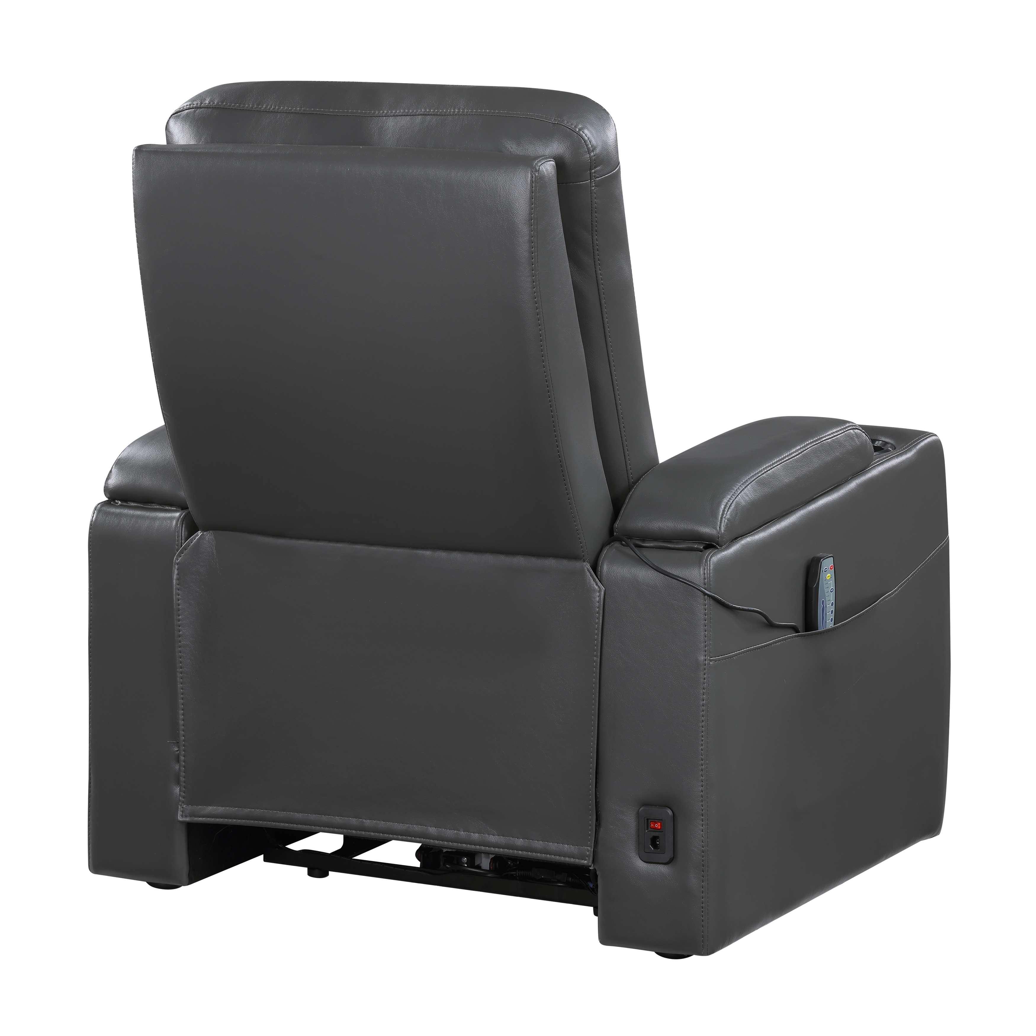 Homelegance Olleris Power Recliner with Heat and Massage