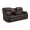 Homelegance Furniture Jude Double Reclining Sofa