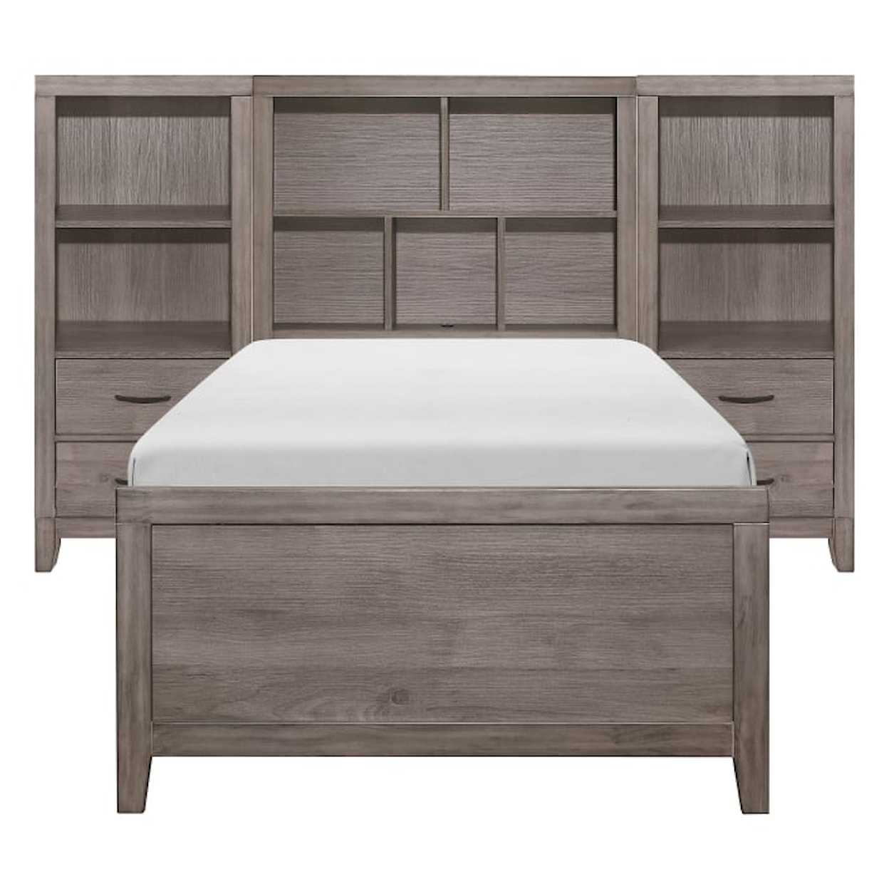 Homelegance Furniture Woodrow 4-Piece Twin Wall Bed