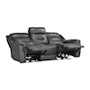 Homelegance Kennett Double Reclining Sofa