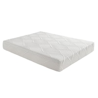 10" Firm California King Twin Gel-Infused Memory Foam Mattress