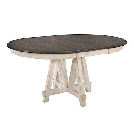 Rustic Farmhouse Round/Oval Dining Table