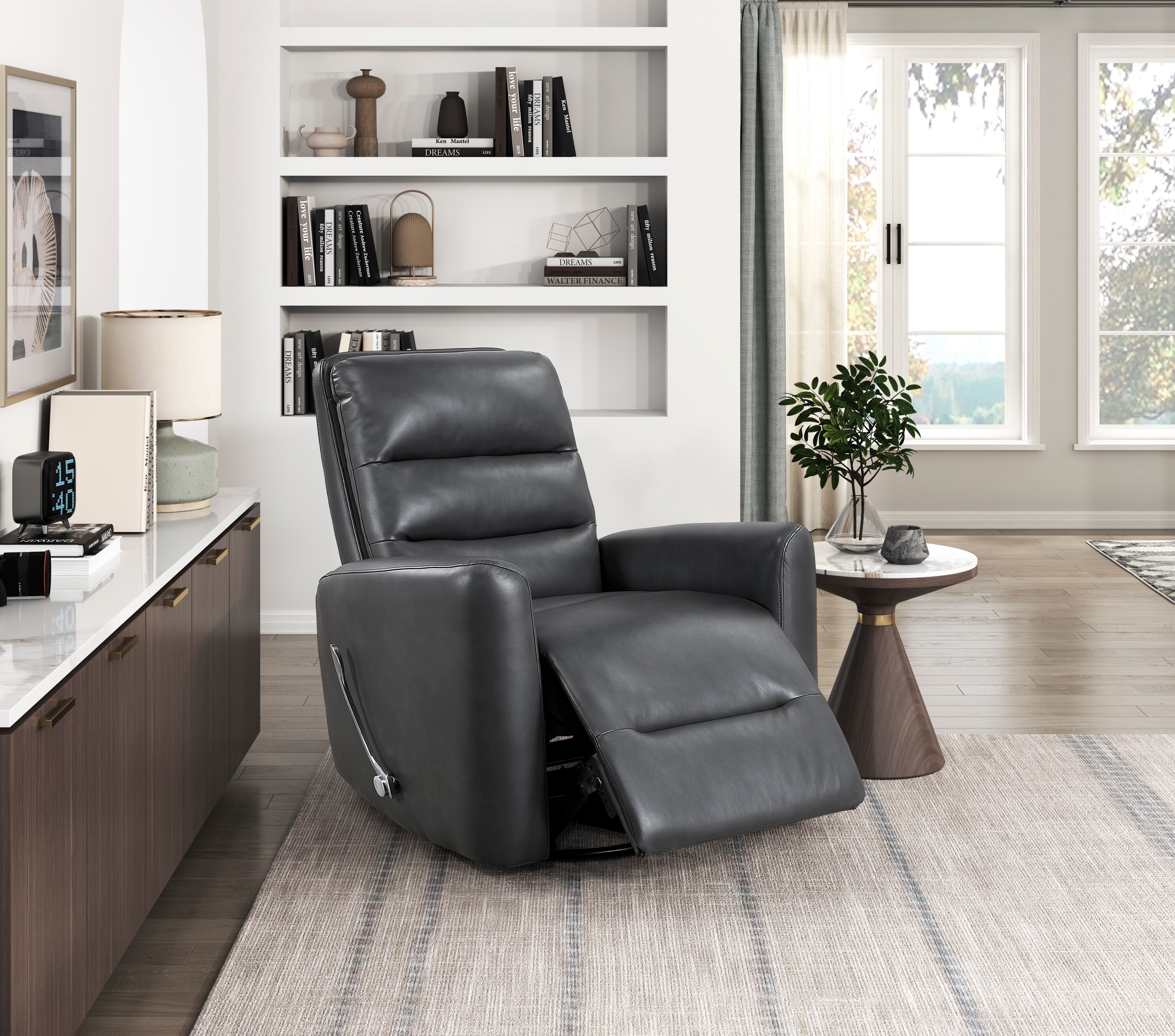 Homelegance Dimitri Manual Swivel Glider Recliner