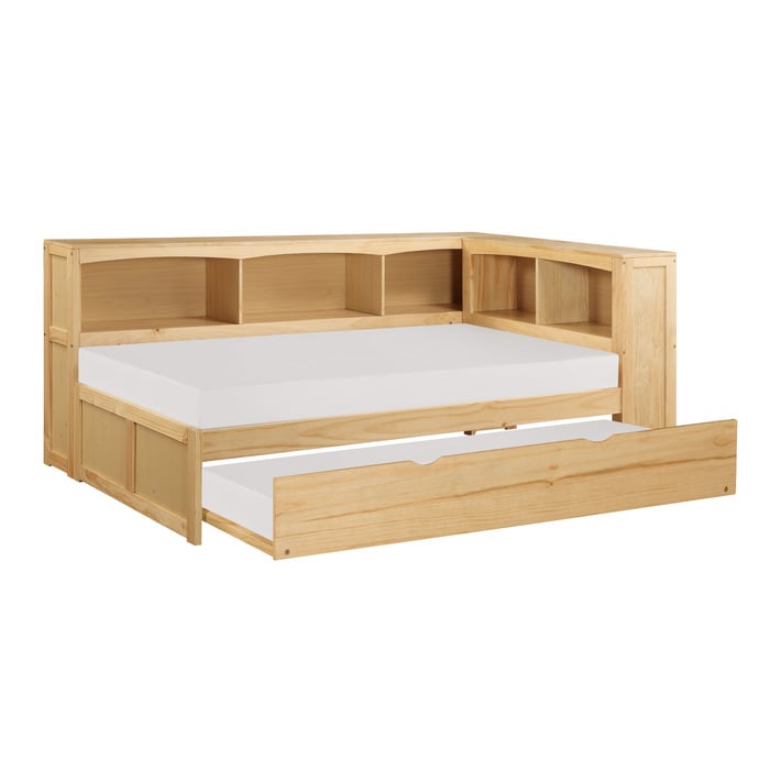 Twin Bookcase Corner Bed