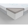 Homelegance Lyra 10" Twin Copper-Infused Memory Foam Mattress