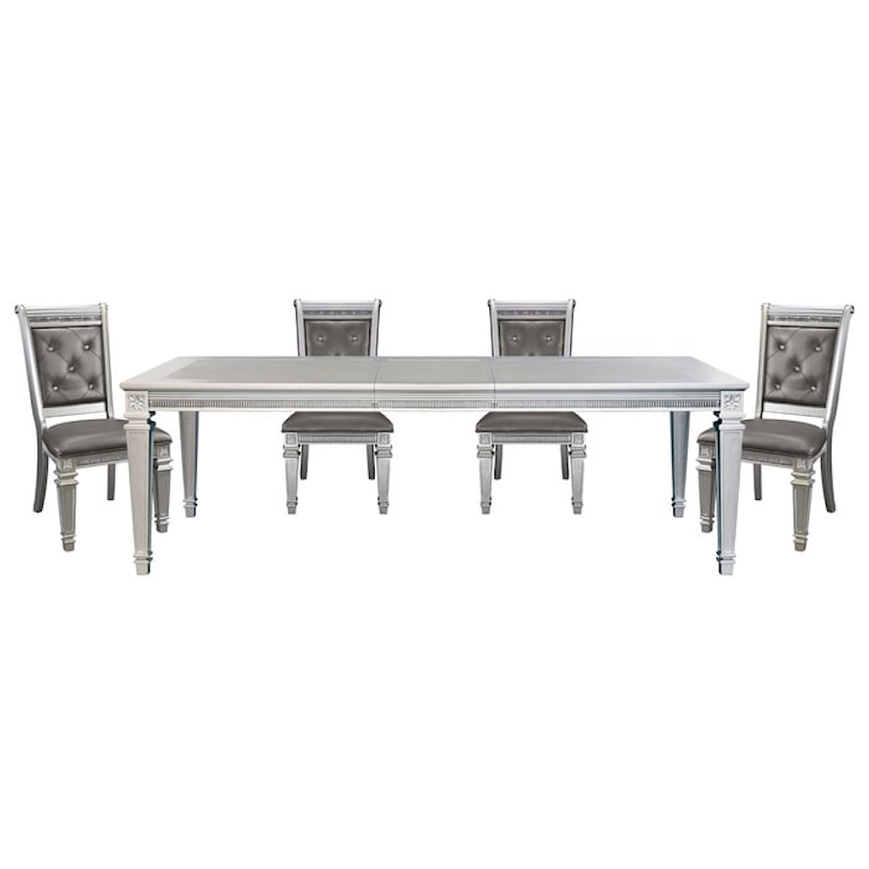 Homelegance Furniture Bevelle 5-Piece Dining Set