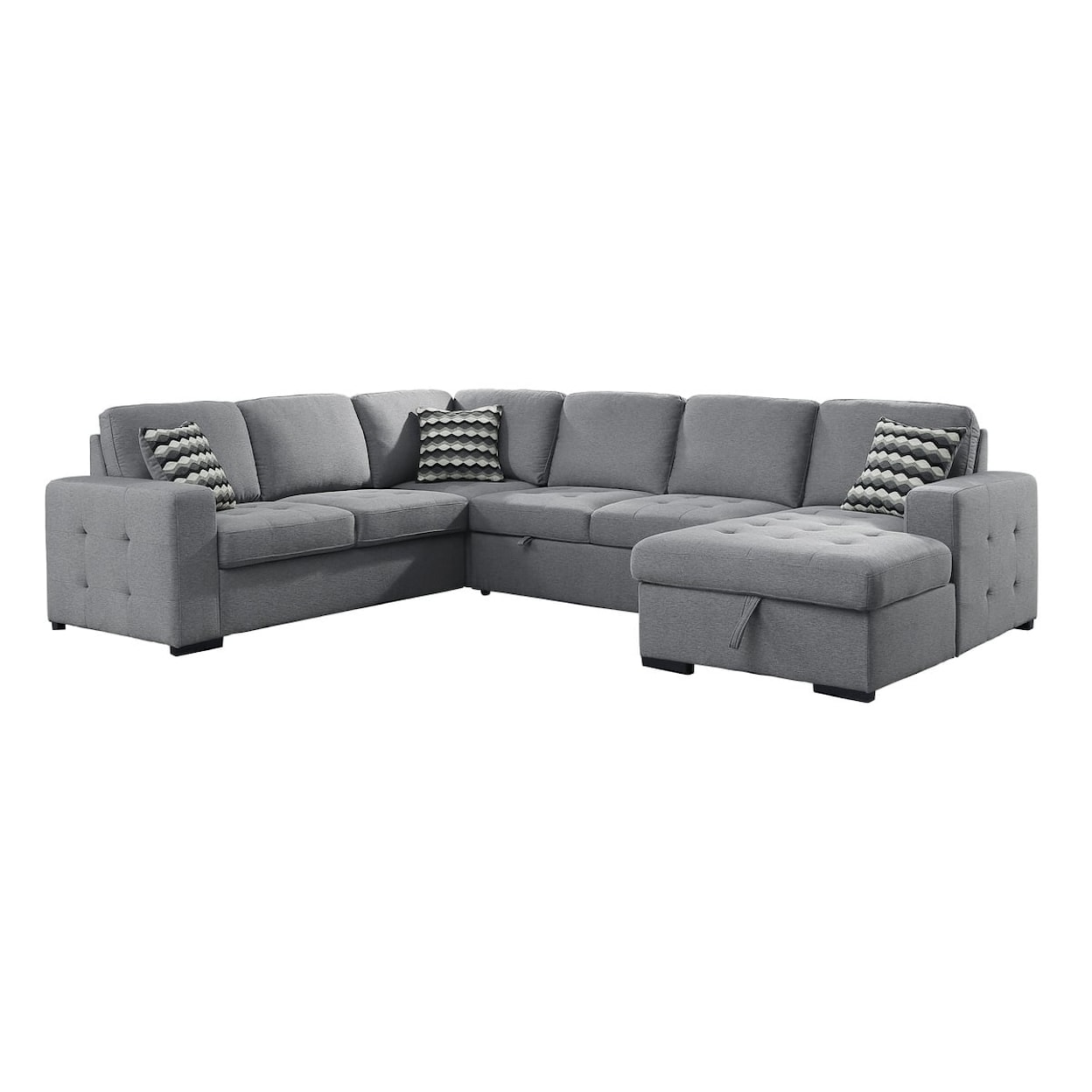 Homelegance Solomon 4-Piece Sectional Sofa