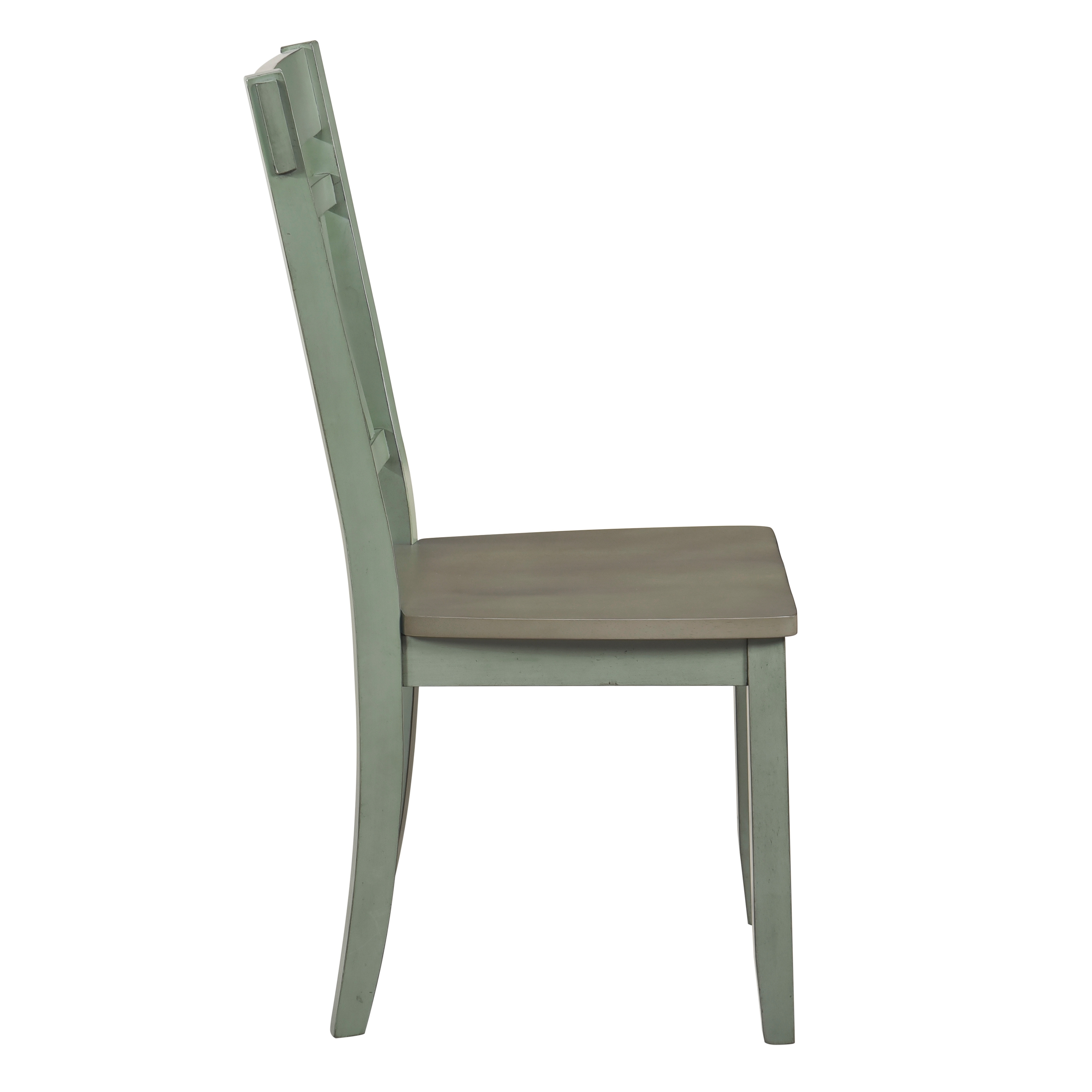 Homelegance Ogden Two-Tone X-Back Dining Side Chair