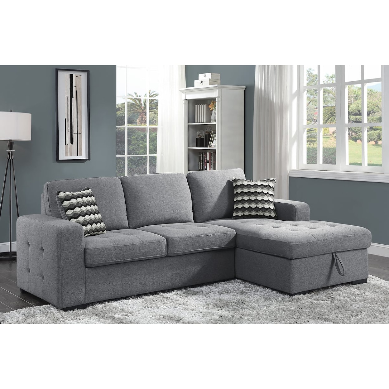 Homelegance Solomon 2-Piece Sectional Sofa