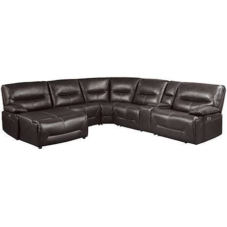 6-Piece Power Reclining Sectional