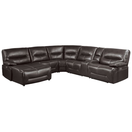 6-Piece Power Reclining Sectional Sofa
