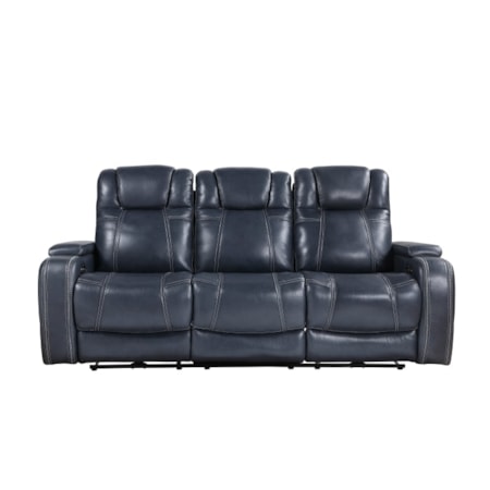 Power Reclining Sofa w/Power Headrests