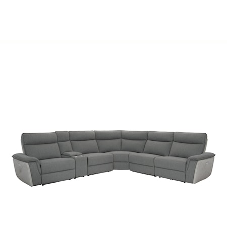 6-Piece Modular Power Reclining Sectional