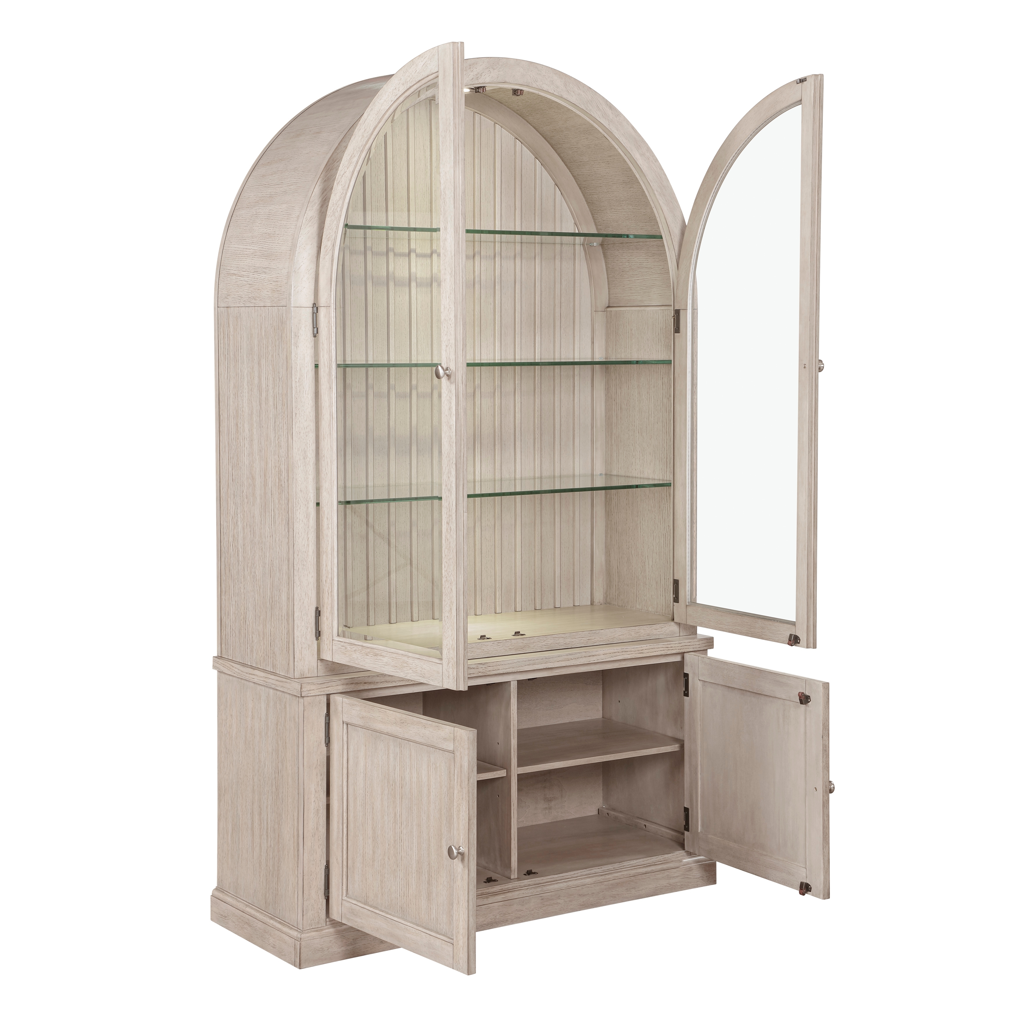 Homelegance Lofton Elegant Arched Curio