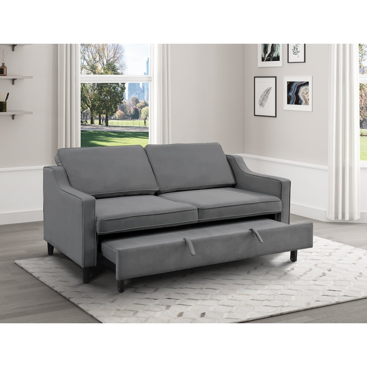 Homelegance Adelia Convertible Sofa