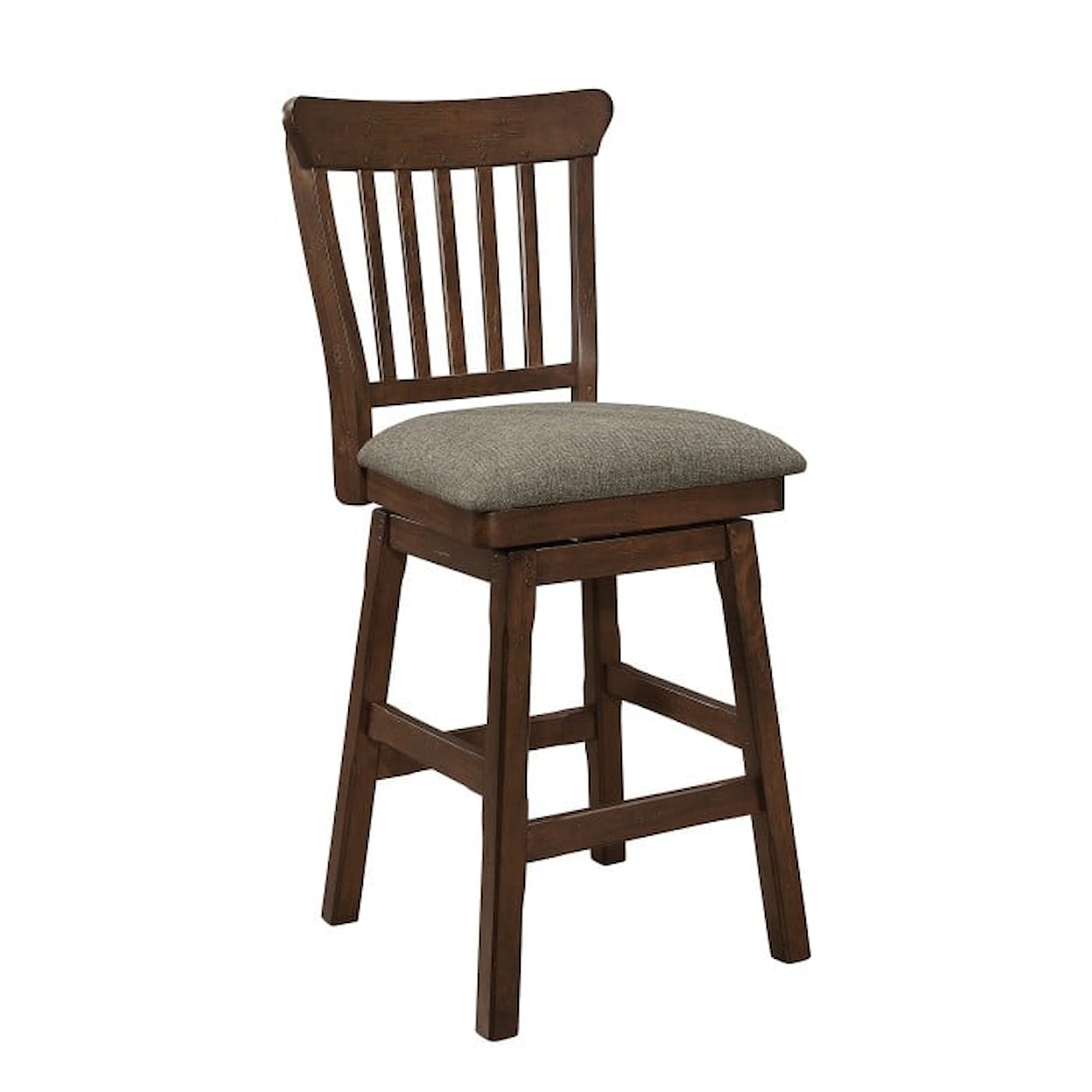 Homelegance Schleiger Counter Height Swivel Chair