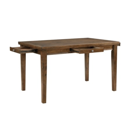 4-Drawer Counter Height Dining Table